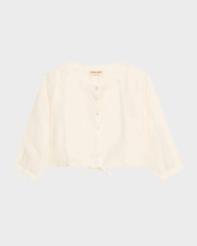 New Jinny Linen Crop BLouse